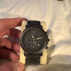 Dark Gray Chronograph Watch